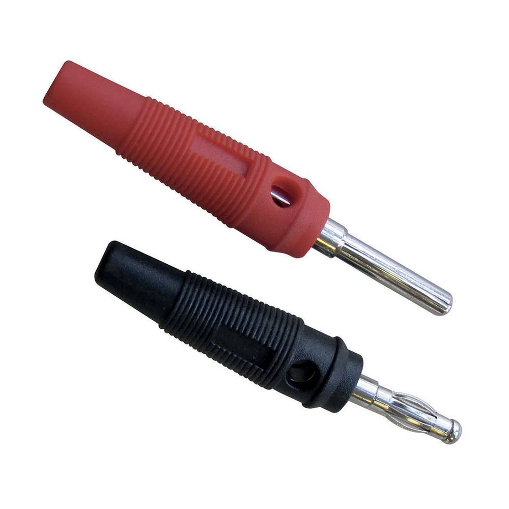 Lot de 2 fiches bananes isolées mâle - Tibelec-0