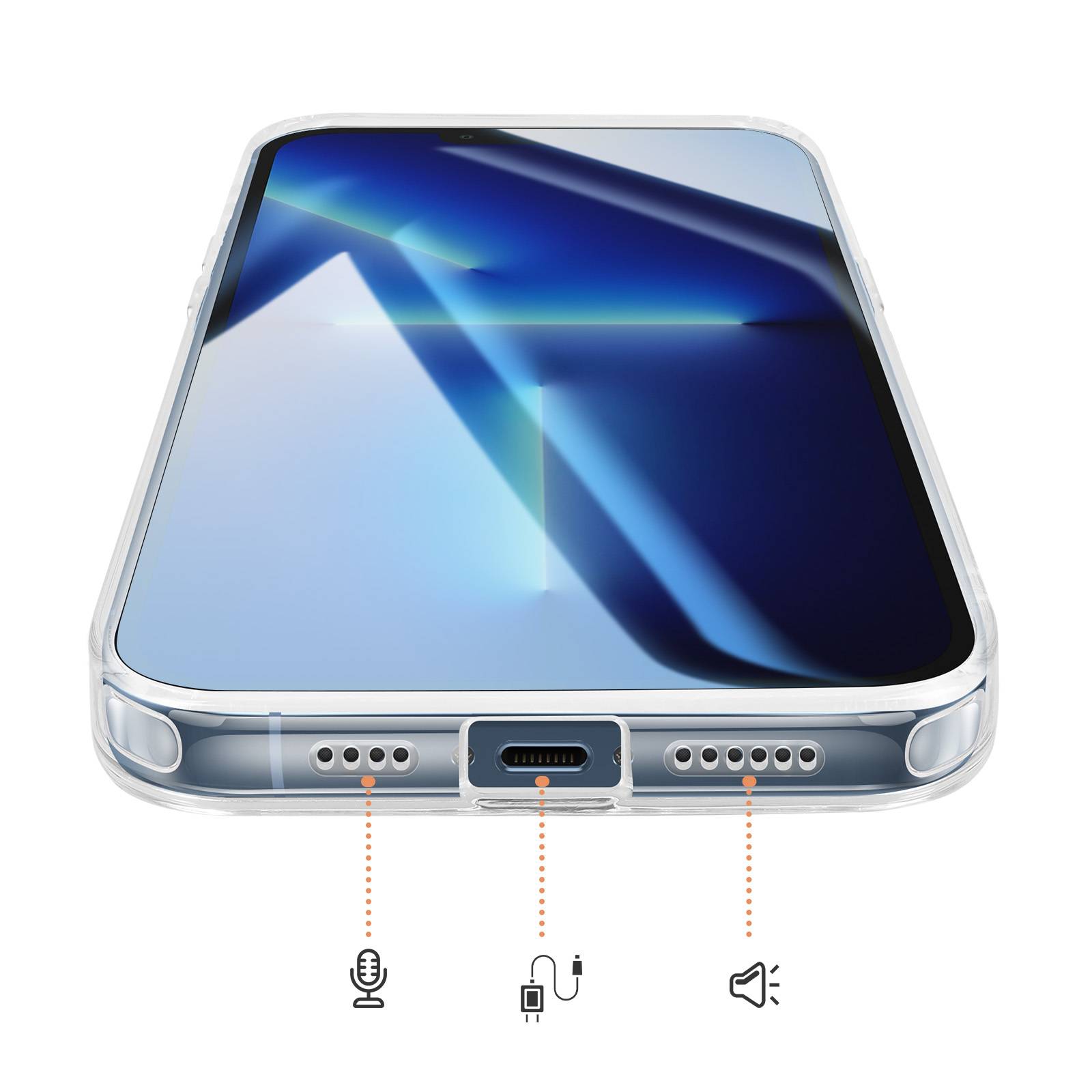 Coque MagSafe pour iPhone 13 Pro Max Conception Hybride Renforcé-3