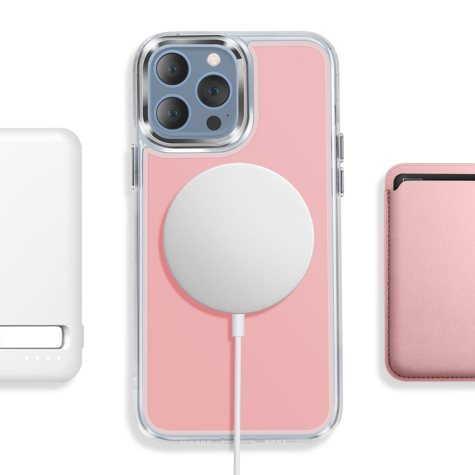 Coque MagSafe pour iPhone 13 Pro Max Conception Hybride Renforcé-4