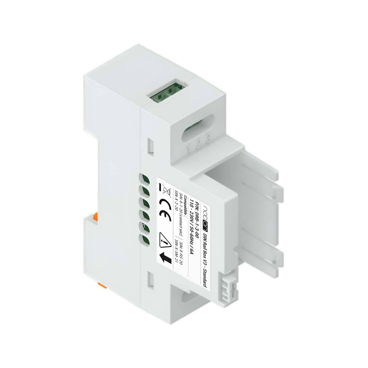 Boîtier Rail DIN V3 Version Standard pour Modules Électriques 6A IP20-4