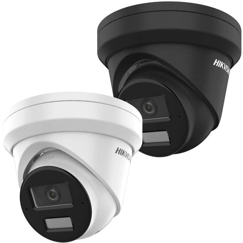 Hikvision DS-2CD2343G2-LI(2.8mm) 4 MP caméra réseau turret avec Acusense et éclairage hybride intelligent fixe-1