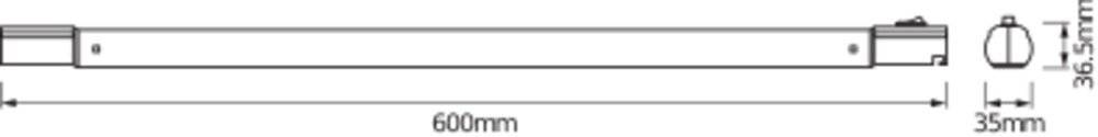 Image du symbole pour LEDVANCE TubeKIT® L Éclairage LED pour meuble LED LED intégrée 8.9 W blanc chaud blanc