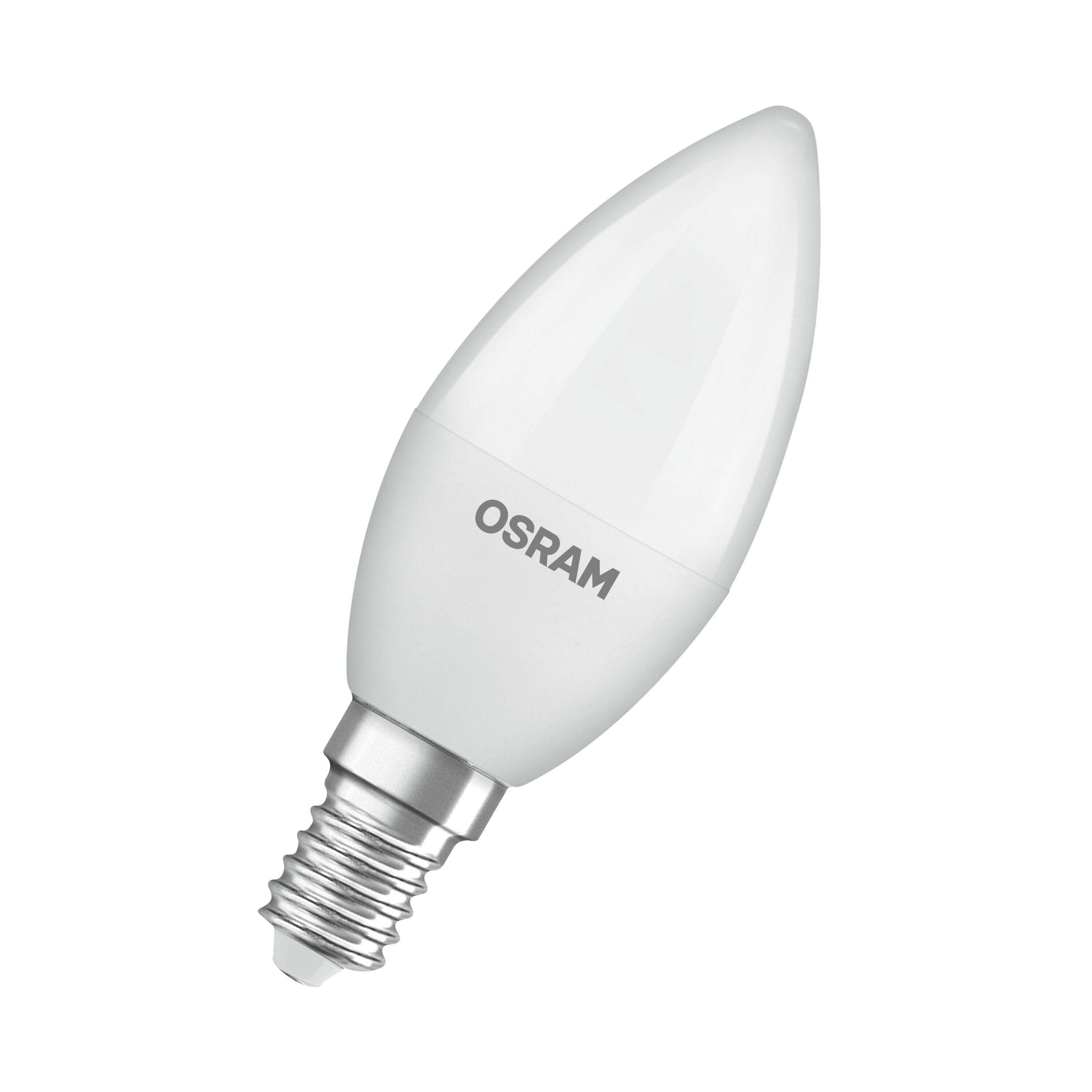 OSRAM 4058075431058 LED CEE F (A - G) E14 forme de flamme 4.9 W = 40 W blanc neutre (Ø x H) 37 mm x 100 mm 1 pc(s)-2