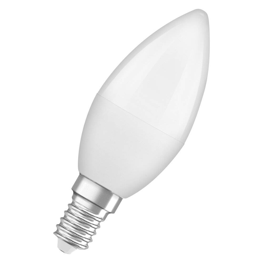Image du symbole pour OSRAM 4058075431058 LED CEE F (A - G) E14 forme de flamme 4.9 W = 40 W blanc neutre (Ø x H) 37 mm x 100 mm 1 pc(s)