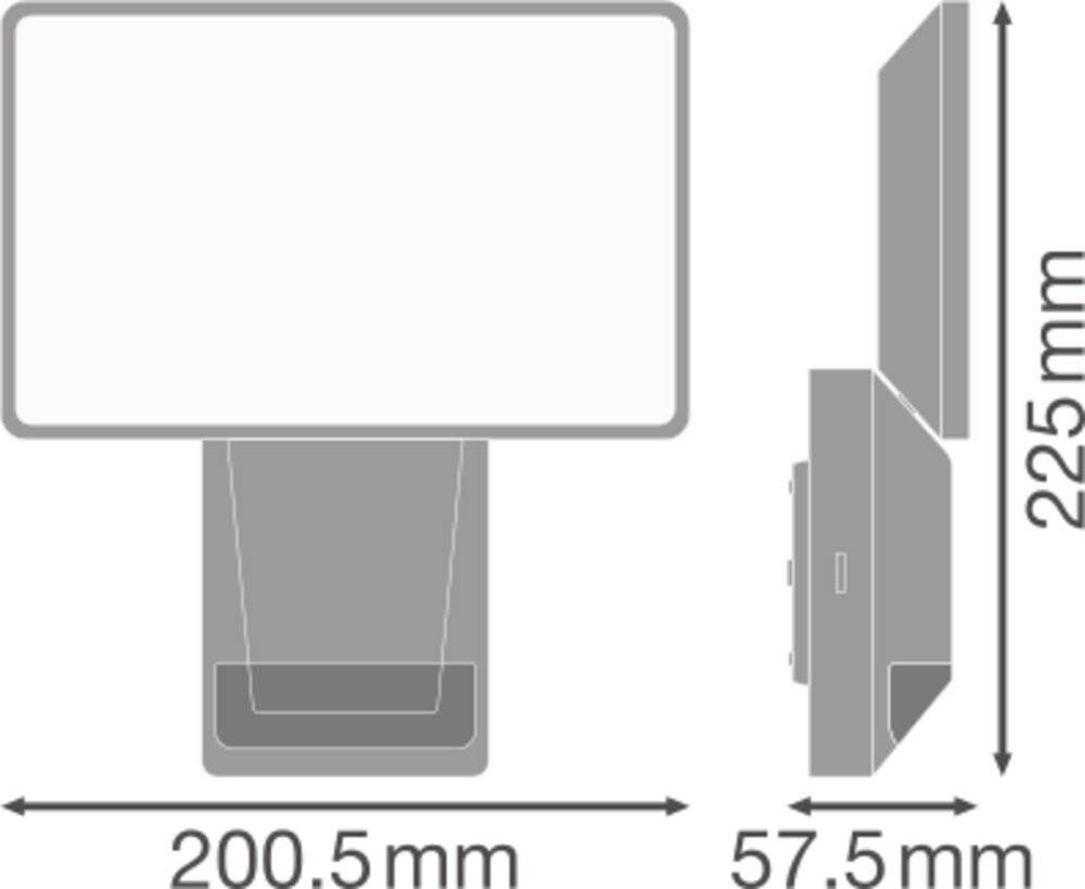 Image du prix pour LEDVANCE ENDURA PRO FLOOD SENSOR 4058075228825 Projecteur LED extérieur LED LED intégrée blanc