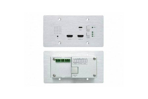ALTIMIUM Emetteur mural HDBaseT, 4K×2K@60Hz 4:2:0 40 m, 2 HDMI & 1 US-0