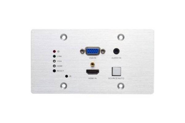 ALTIMIUM Emetteur mural HDBT, 4K, signal garanti 70m, HDMI, VGA, RS23-0