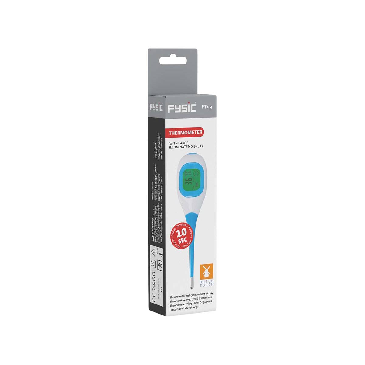 Thermomètre Numérique Écran Rétroéclairé avec Alarme Fièvre-3