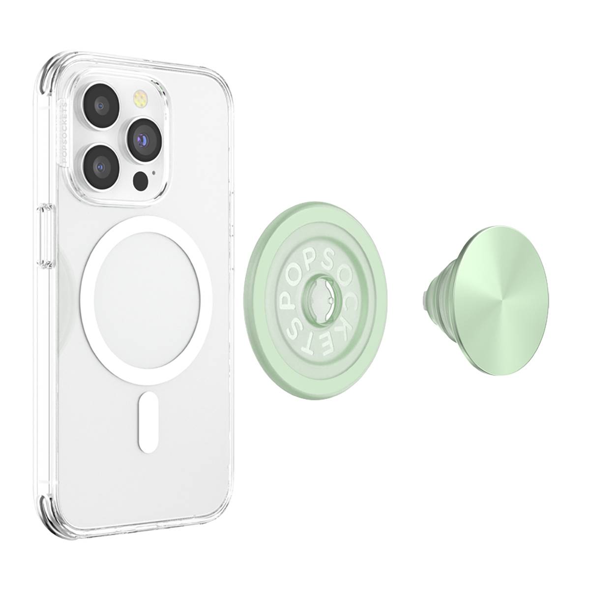 Support PopGrip MagSafe pour Smartphone Collection Honey Dew Effet Métal-3