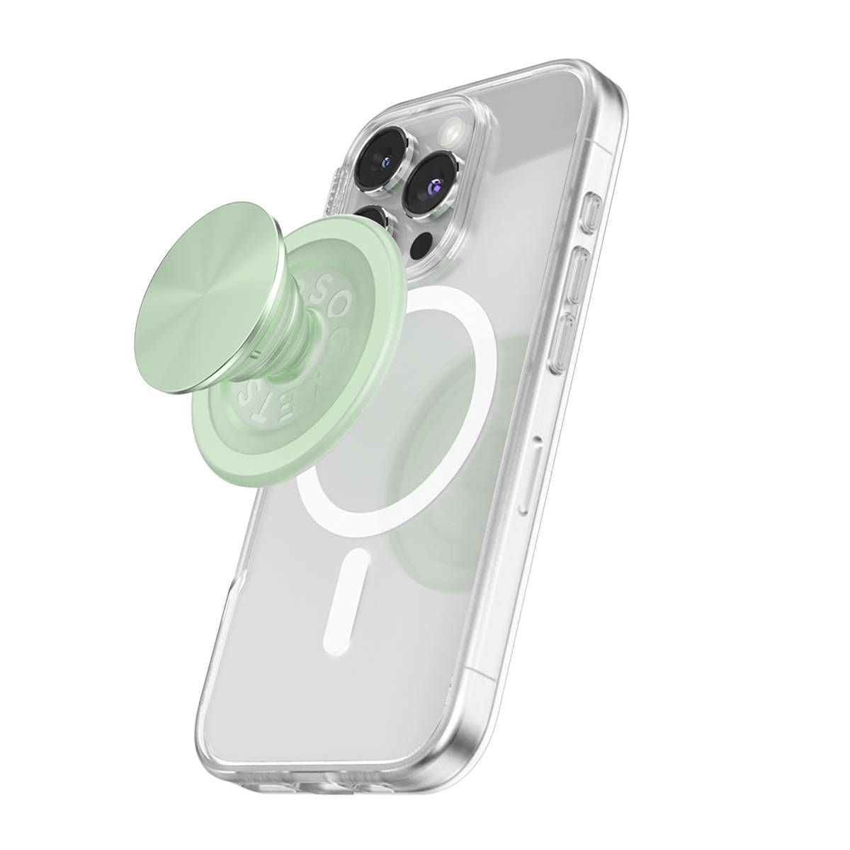 Support PopGrip MagSafe pour Smartphone Collection Honey Dew Effet Métal-4