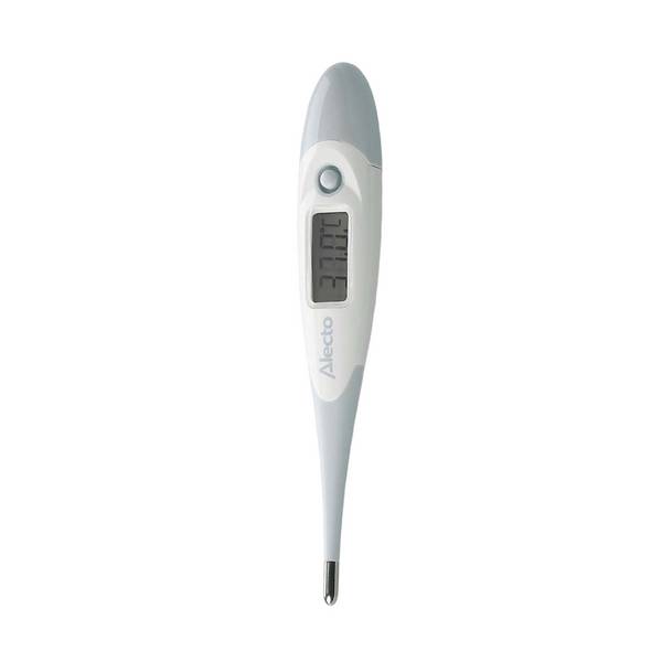 Thermomètre Digital à Embout Flexible avec Mémoire et Alarme Fièvre