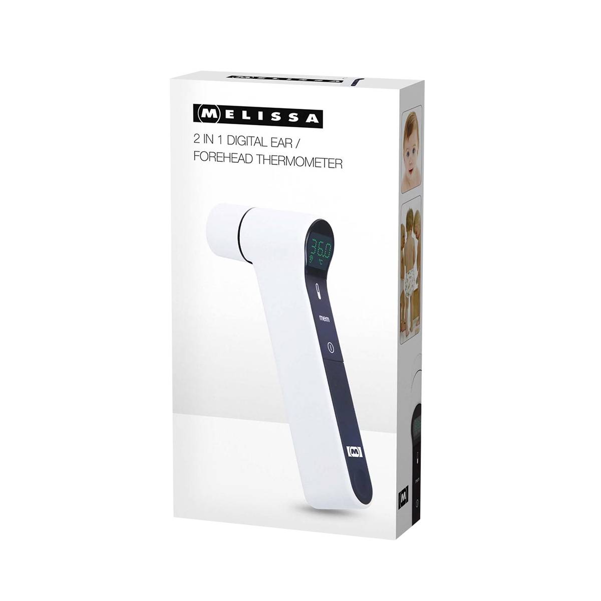 Thermomètre Digital 2-en-1 pour Oreille et Front avec Écran Rétroéclairé-4