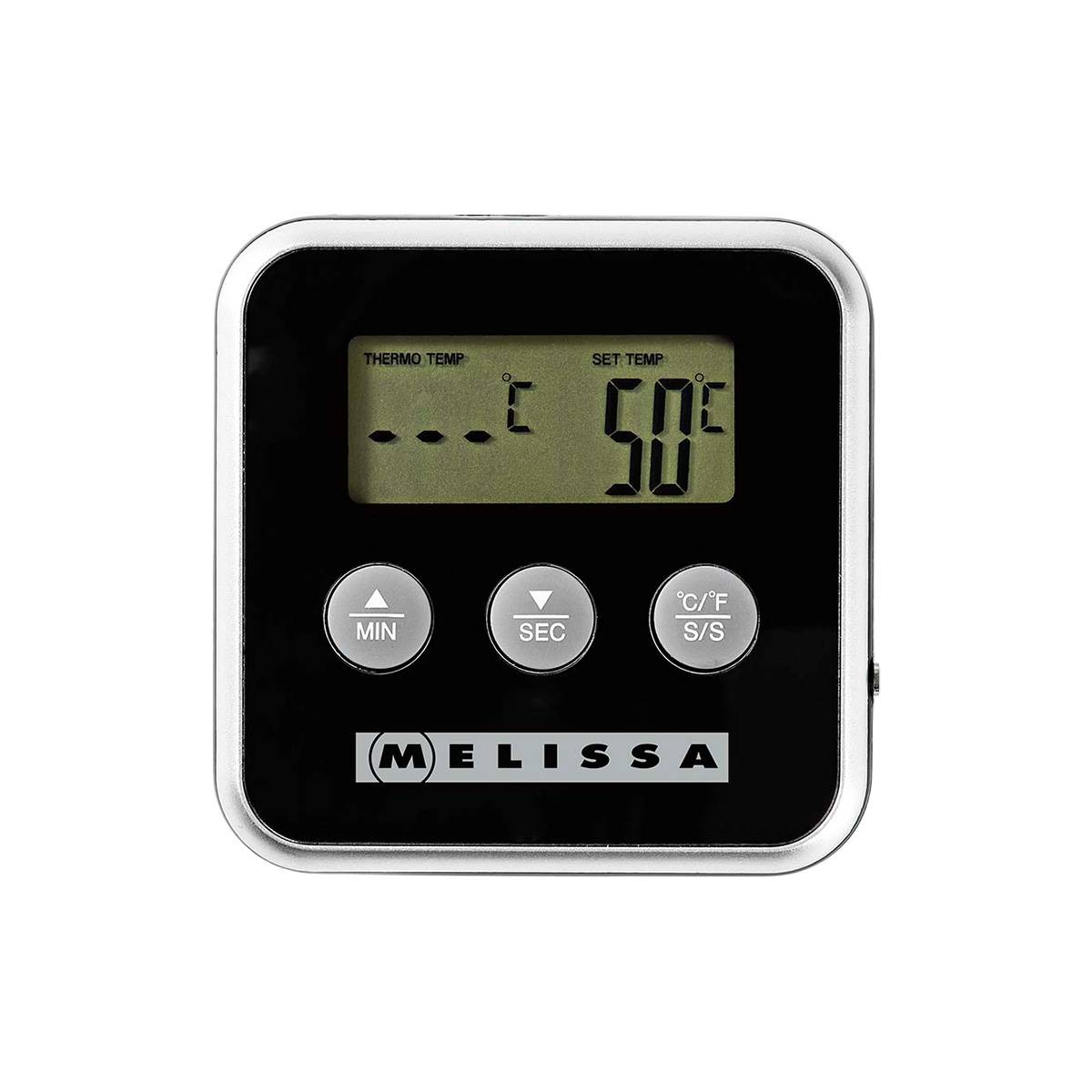 Thermomètre de Cuisson Numérique avec Sonde Déportée et Minuterie d'Alarme-1