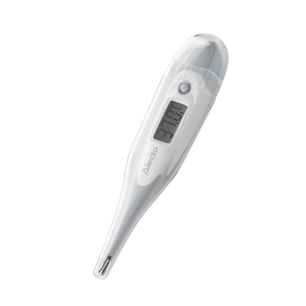 Thermomètre Digital à Embout Flexible avec Mémoire et Alarme Fièvre-4