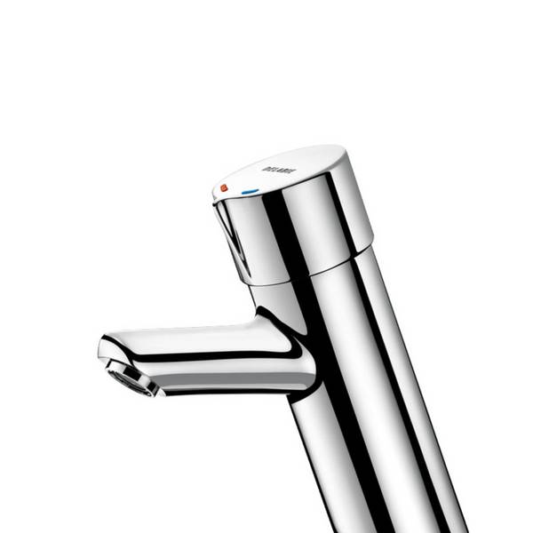 Mitigeur de lavabo temporisé TEMPOMIX avec robinets d'arrêt DELABIE 795000