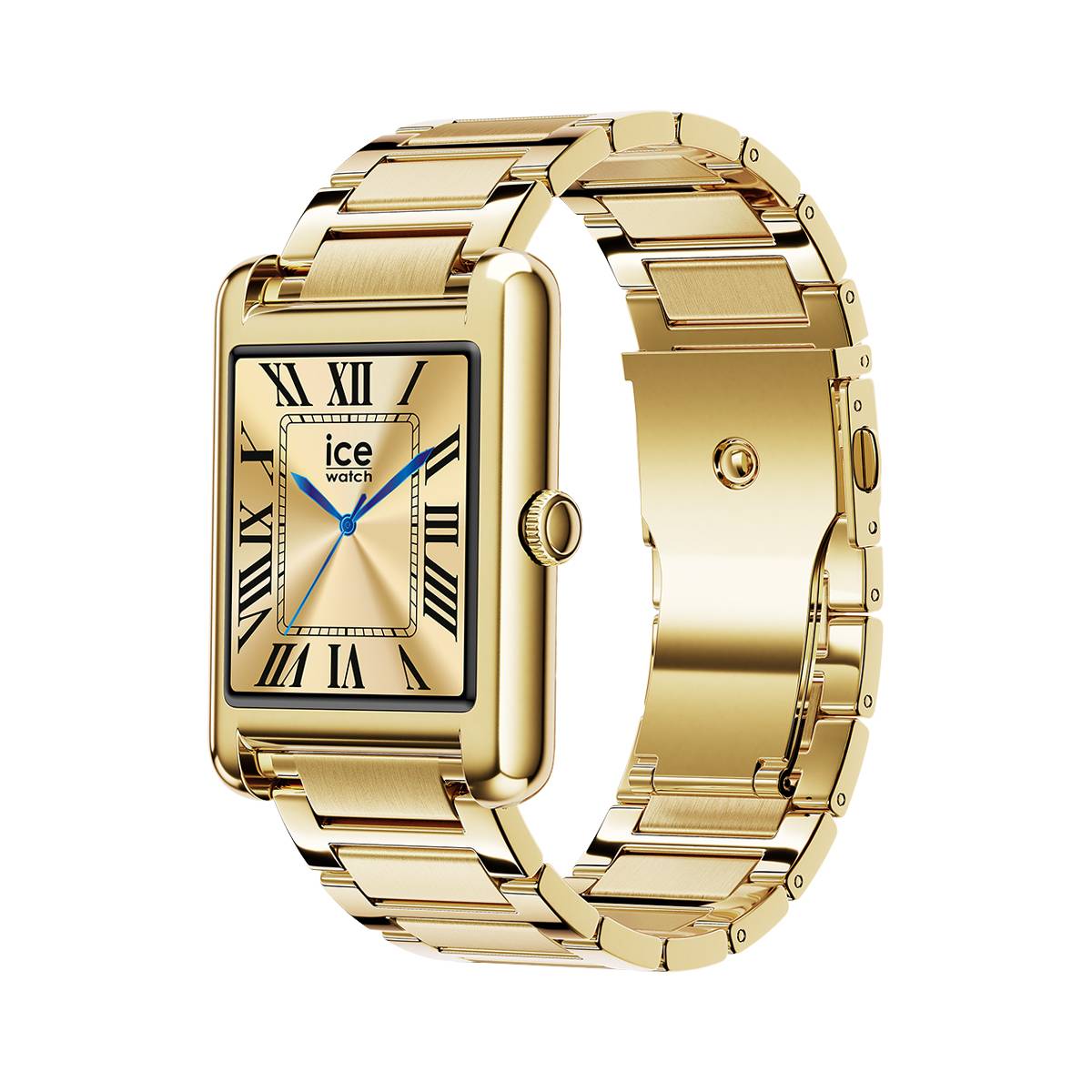 Montre Connectée Rectangulaire Modèle Ice Smart TK 2.0 avec Bracelet Acier Inox-1