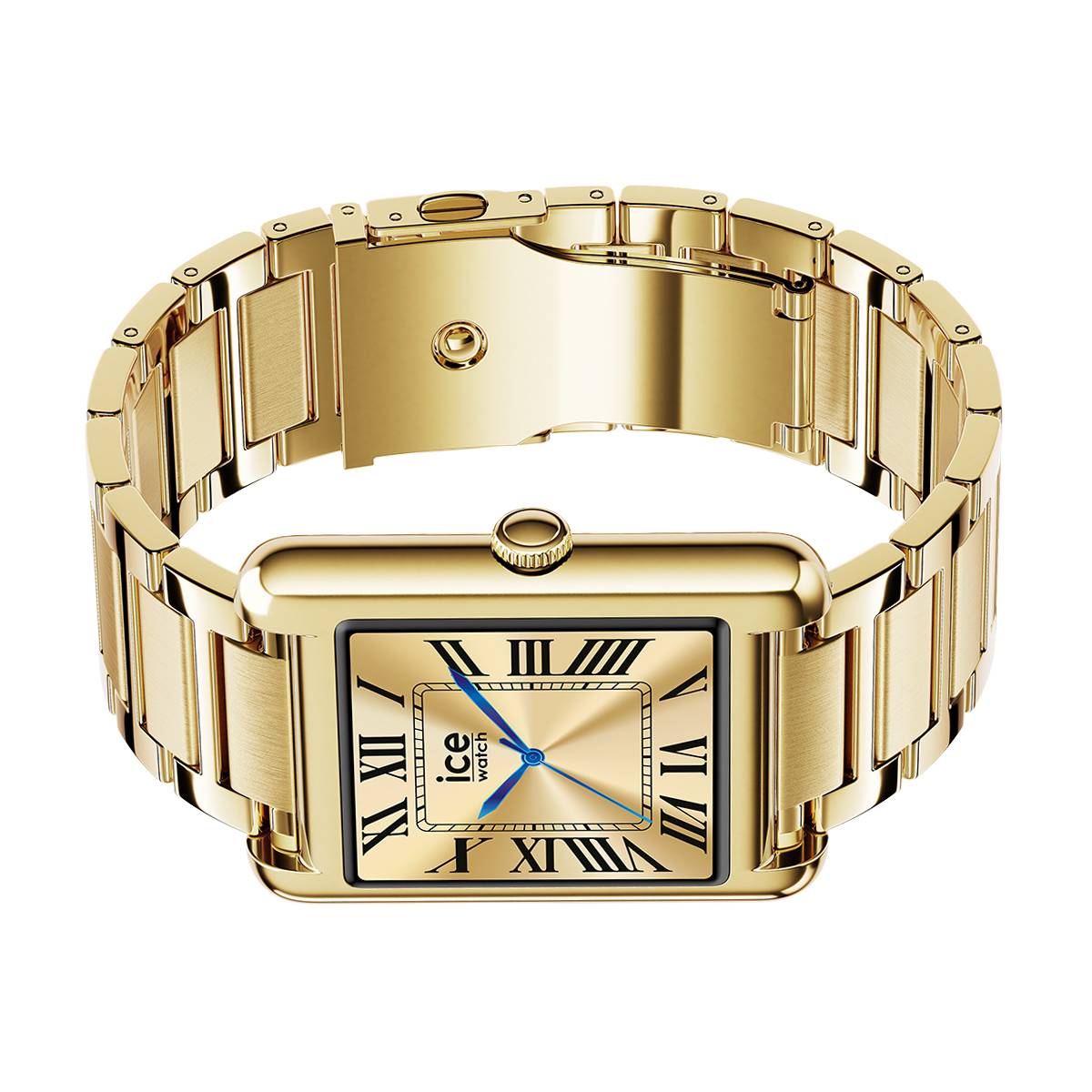 Montre Connectée Rectangulaire Modèle Ice Smart TK 2.0 avec Bracelet Acier Inox-3