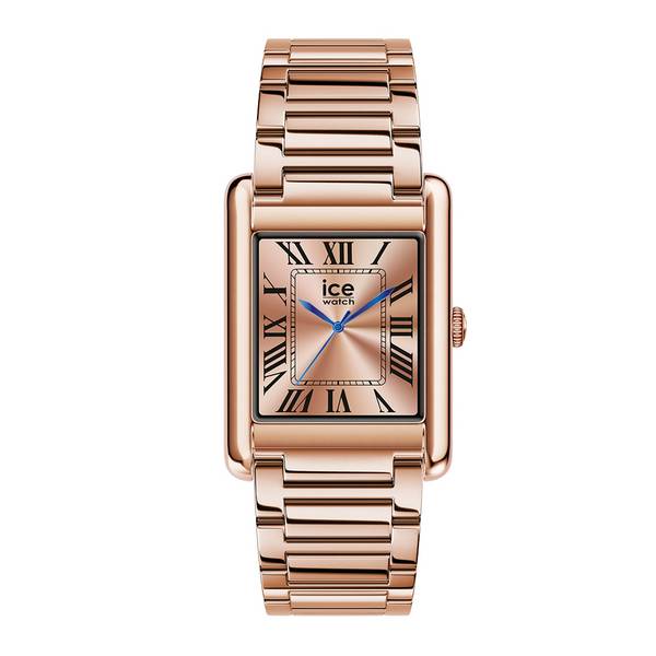 Montre Connectée Rectangulaire Modèle Ice Smart TK 2.0 avec Bracelet Acier Inox