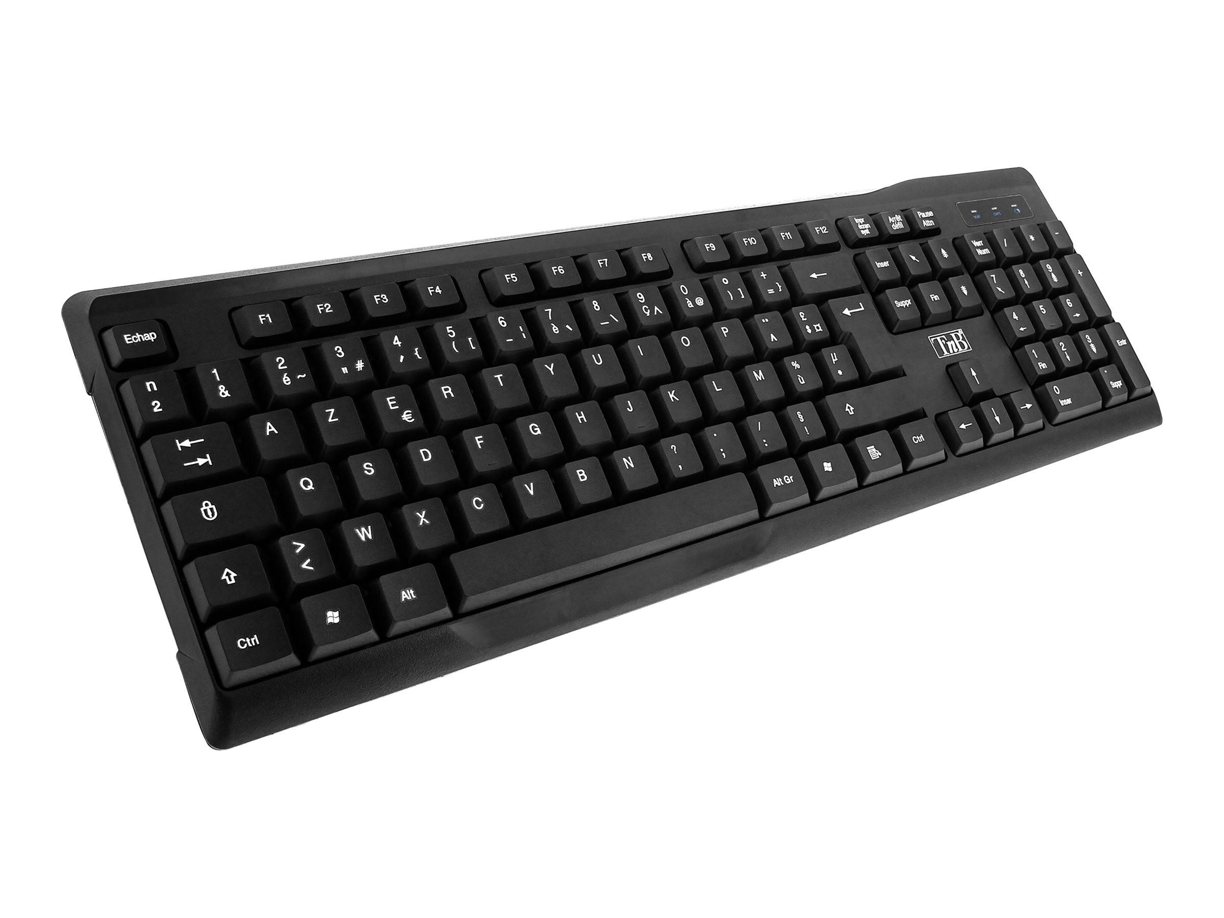 TNB COMBO Bridge Wireless Keyboard + Mouse Combo Azerty Robust And Compact Products Wireless Keyboard With 105 Comfort K-0