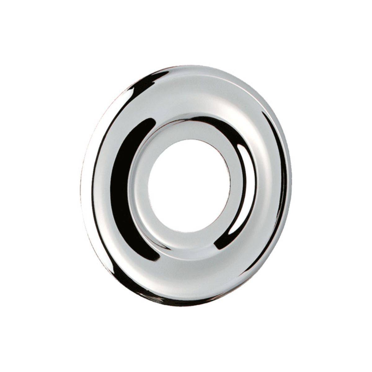 Rosace plate chromée à moulure pour robinet 15-21-0