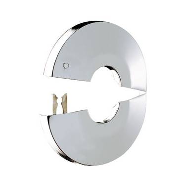 Rosace chromée ouvrante Ø 14 les 2