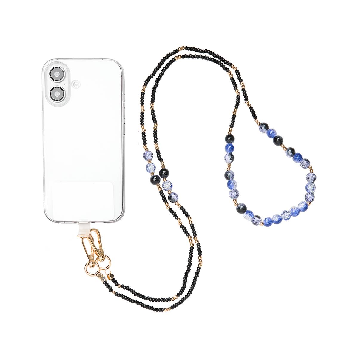 Bandoulière pour Smartphone Universel avec Perles Amovible Élégant-0