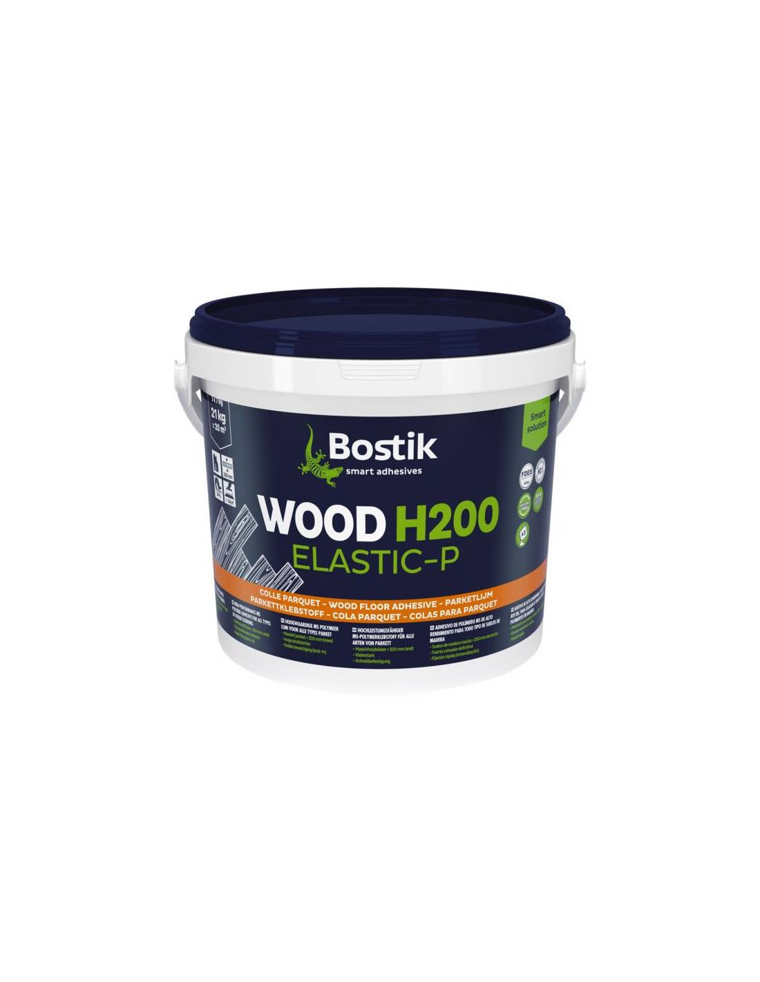 Colle Ms Polymère Hautes Performance Parquet Wood H200 Elastic-p - 21kg - Bostik-0