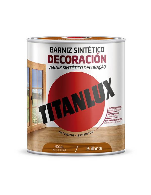 Vernis Noyer Brillant Titanlux Protection Et éclat Bois Noyer - Titan