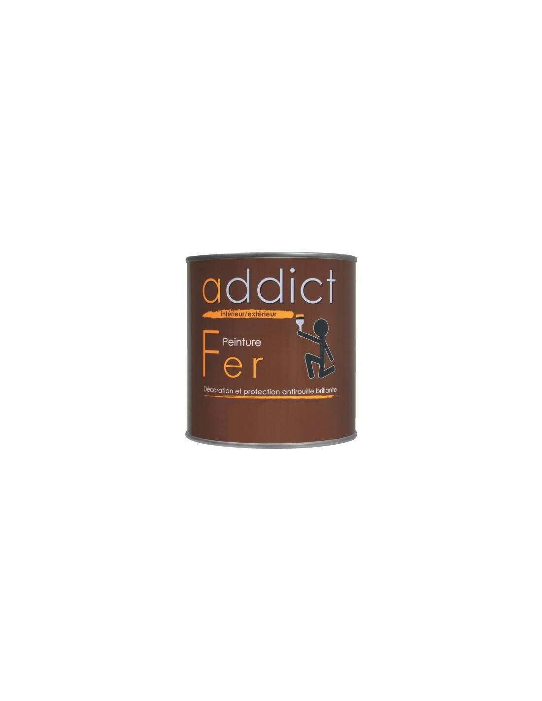 Peinture Fer Rouge Oxyde Addict Protection Anti-rouille Durable Pour Métaux - Addict-1