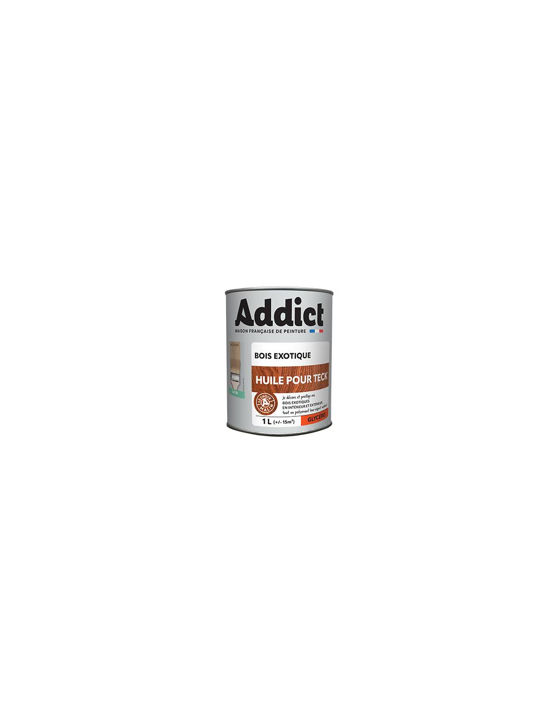 Huile Teck Incolore 1l Protection Naturelle Et Durable Pour Le Teck - Addict-0