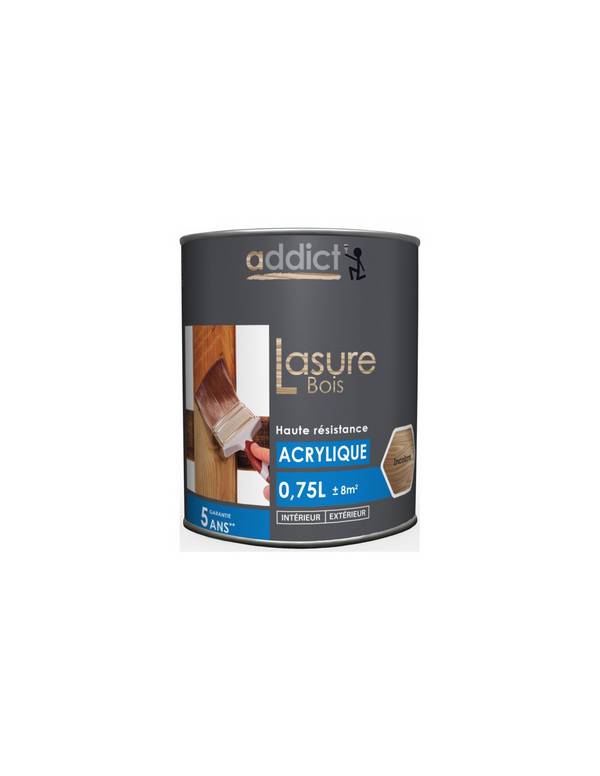 Lasure Acrylique 0.75l Chene Rustique - Addict