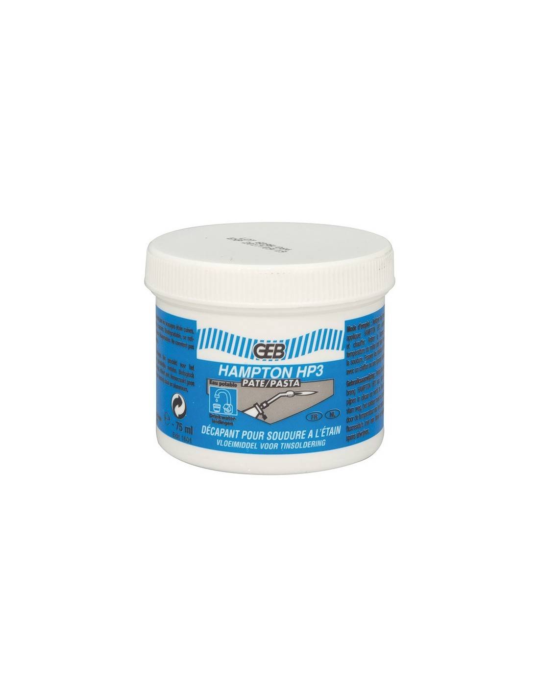 Pâte à Joint Geb Hampton Hp3 étanchéité Filetages Métalliques - Geb-0