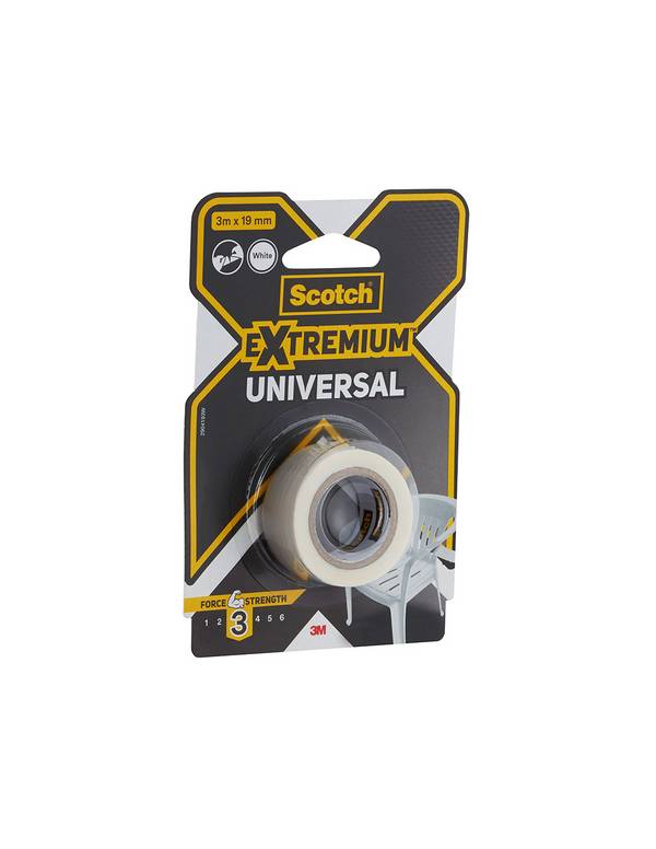 Scotch Ruban Extremium Blanc Adhérence Ultra-forte Pour Intérieur/extérieur - Scotch
