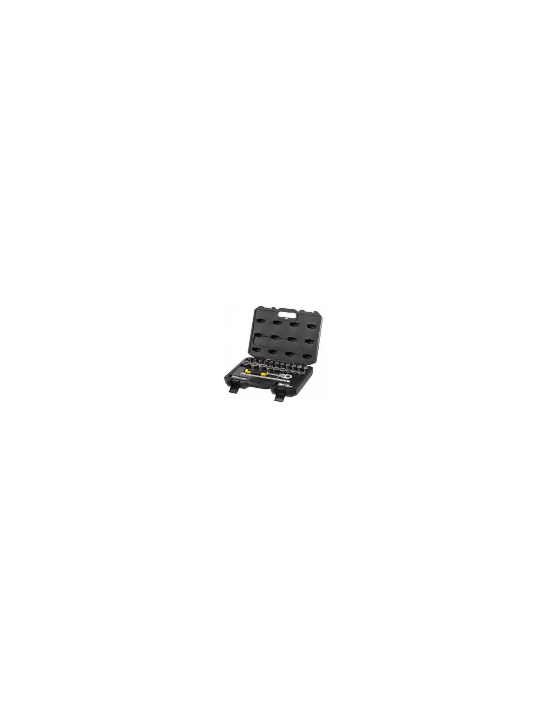 Jeu Douilles 1/2'' Stanley 24pcs Robustesse Et Polyvalence Pour Tous Vos Travaux - Stanley-0