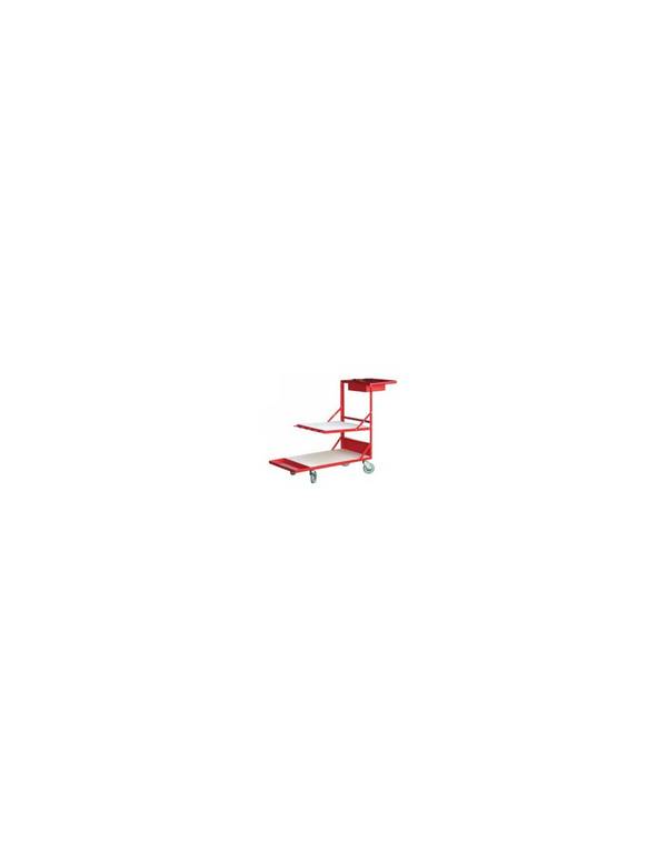 Chariot Commande Rabattable Plateau Rabattable Pour Un Gain De Place Maximal - Outifrance