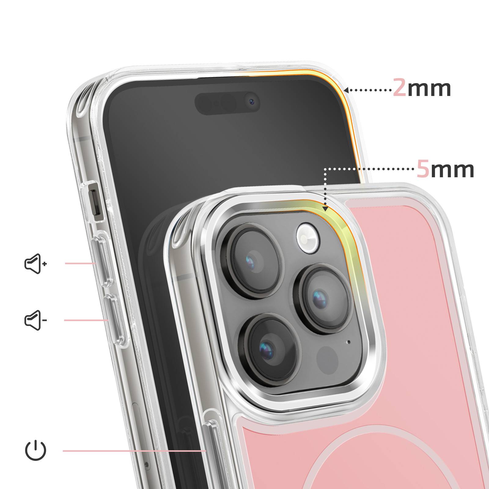 Coque MagSafe pour iPhone 14 Pro Max Protection Bi-matière Ultra Renforcé-2