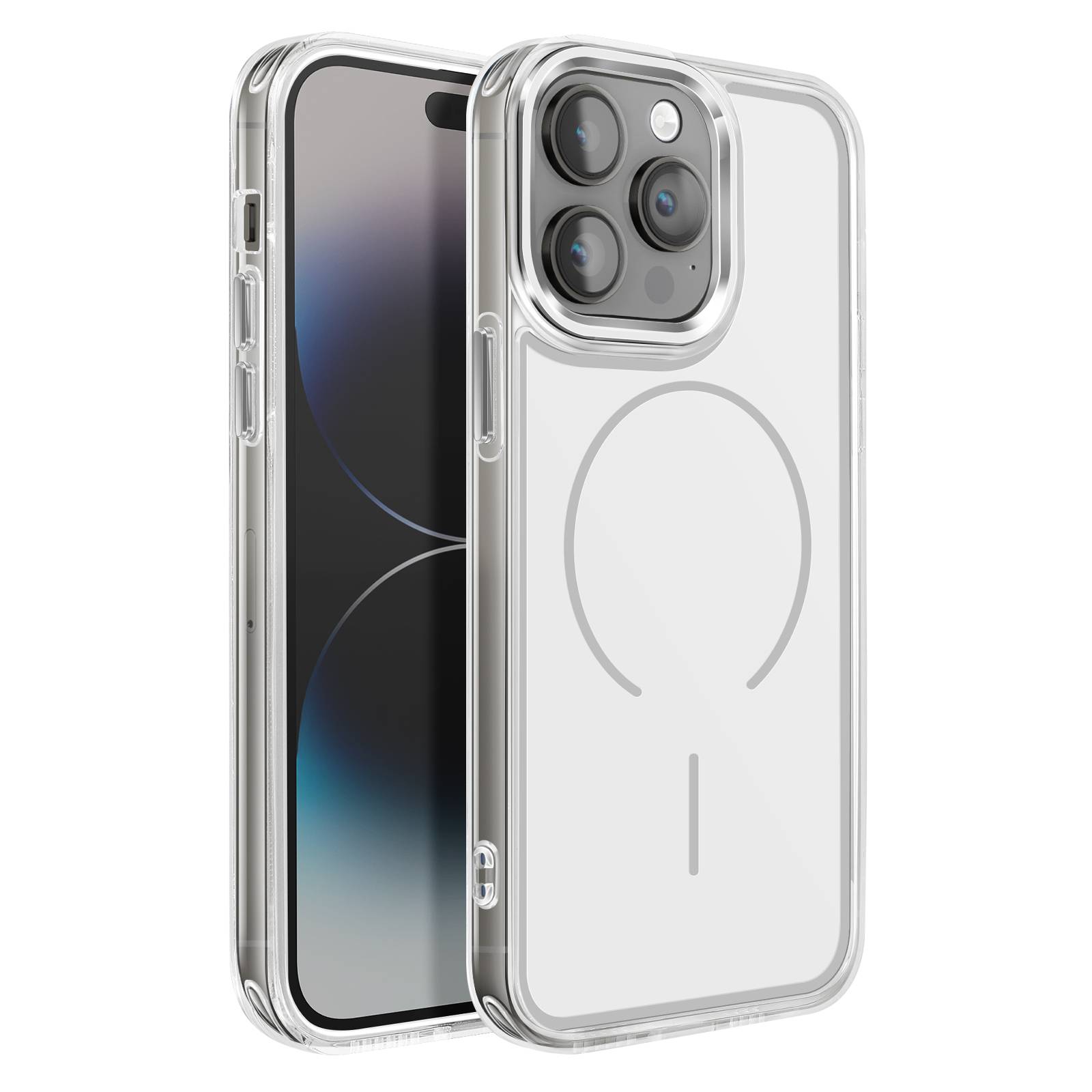 Coque MagSafe pour iPhone 14 Pro Max Protection Bi-matière Ultra Renforcé-1