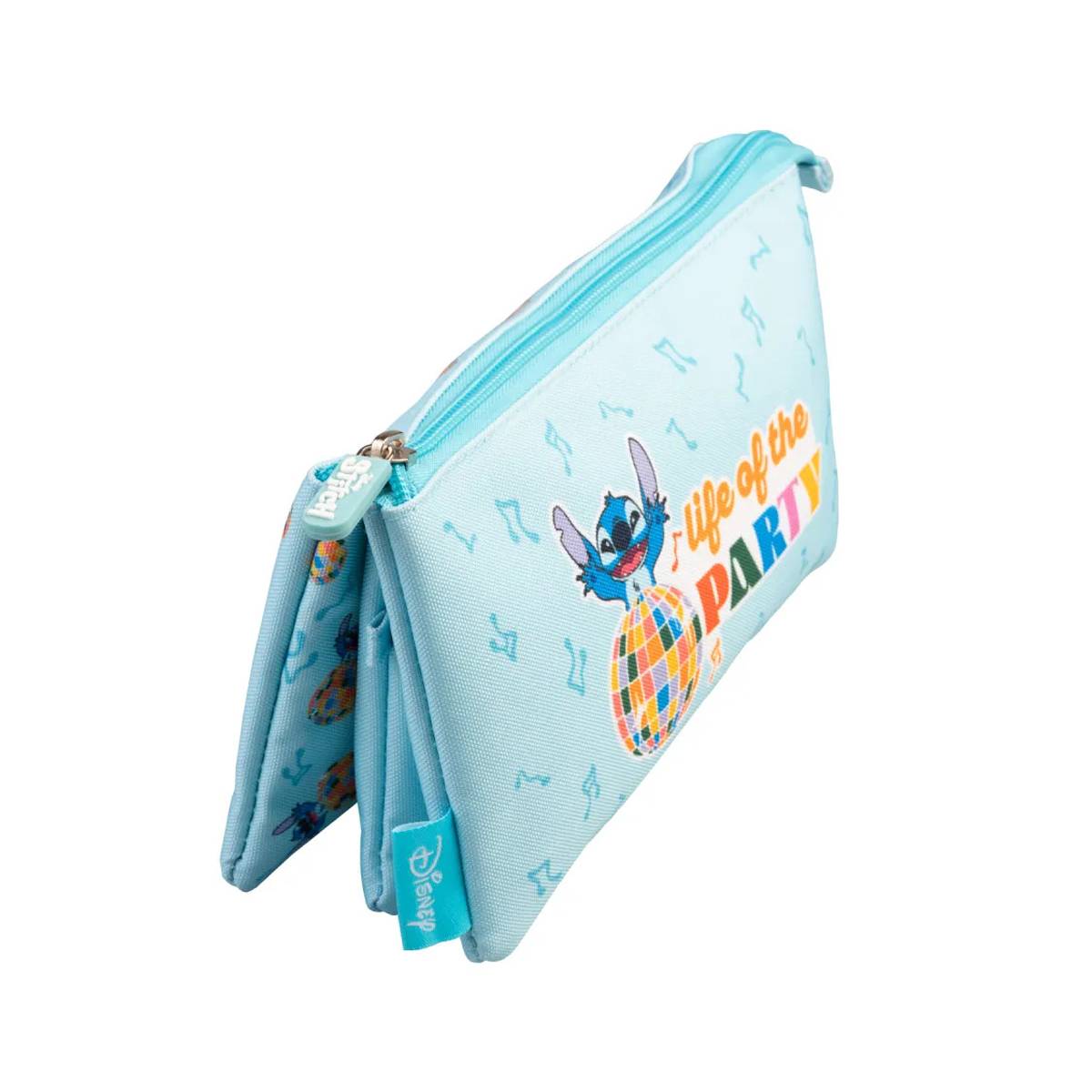 Trousse à Crayons Stitch Collection Waves 3 Compartiments Zippés-0