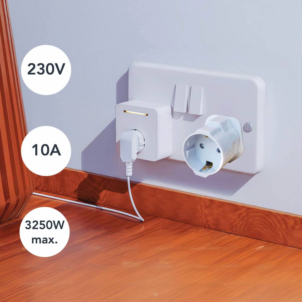 Adaptateur de voyage prise Anglaise vers prise France/Allemagne, 250V - Tibelec-2
