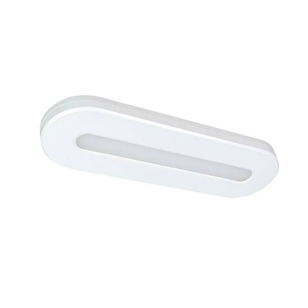 Réglette LED Blanc 15cm 0.8W, 80 lumens, 4000K, batterie recheargable, inter. On/Off/auto, fixation à coller - Tibelec
