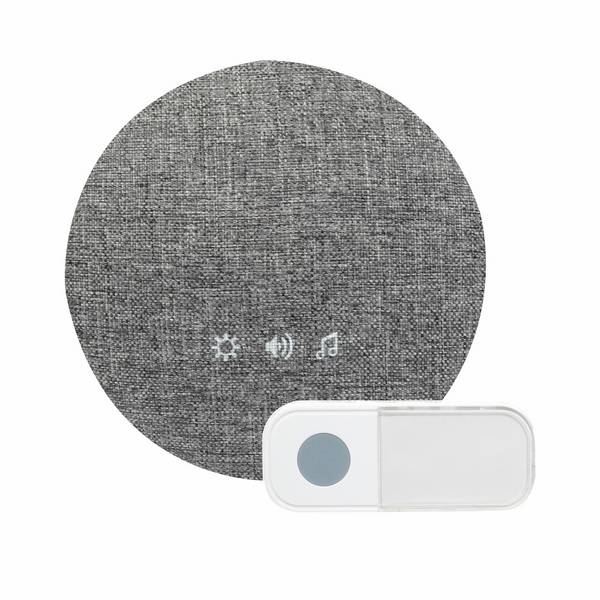 Kit carillon sans fil rond à piles + bouton, portée de détection 300m, 36 mélodies,  garantie 5 ans - Tibelec