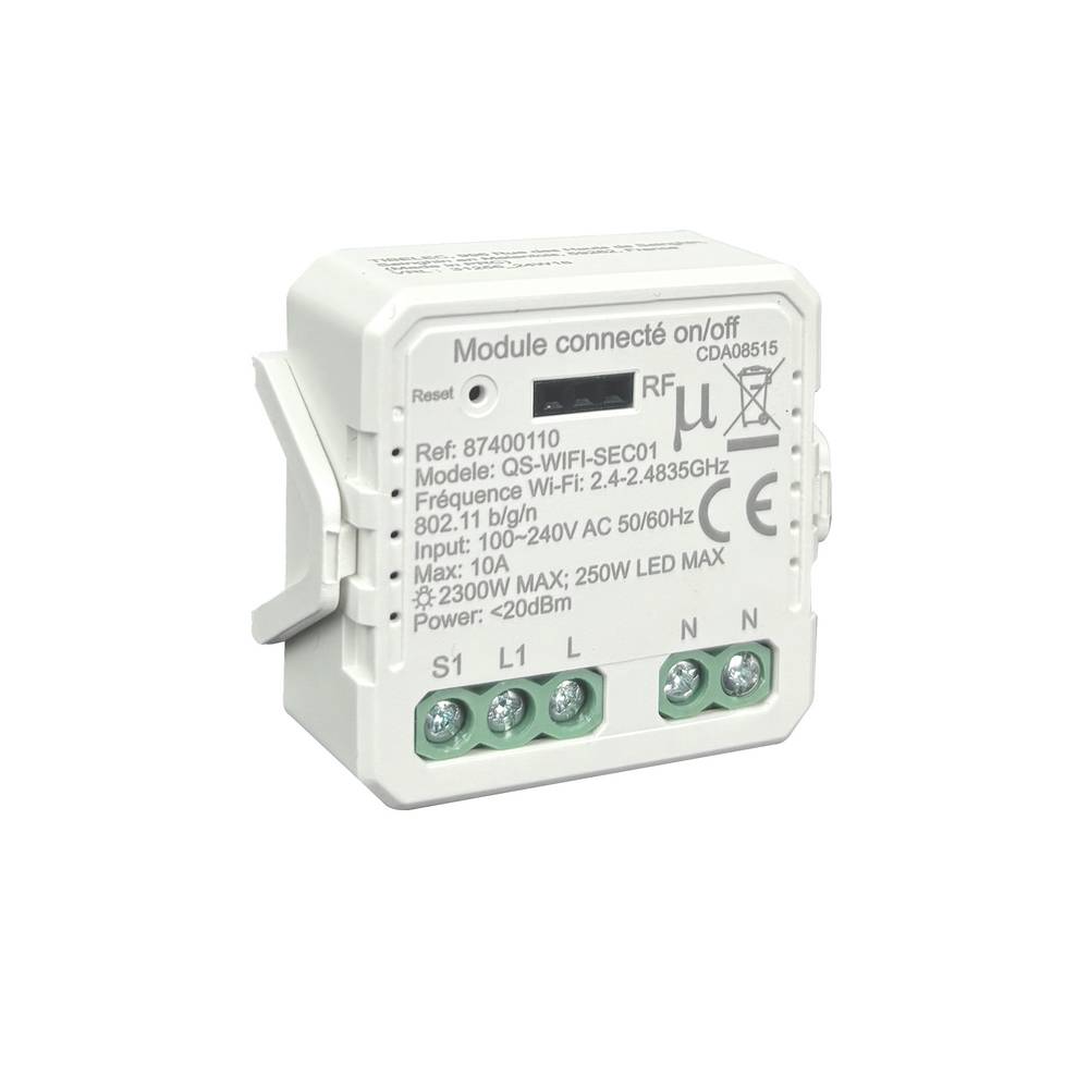 Module d'éclairage connecté Wi-fi on/off, compatible assistants vocaux - Tibelec-0