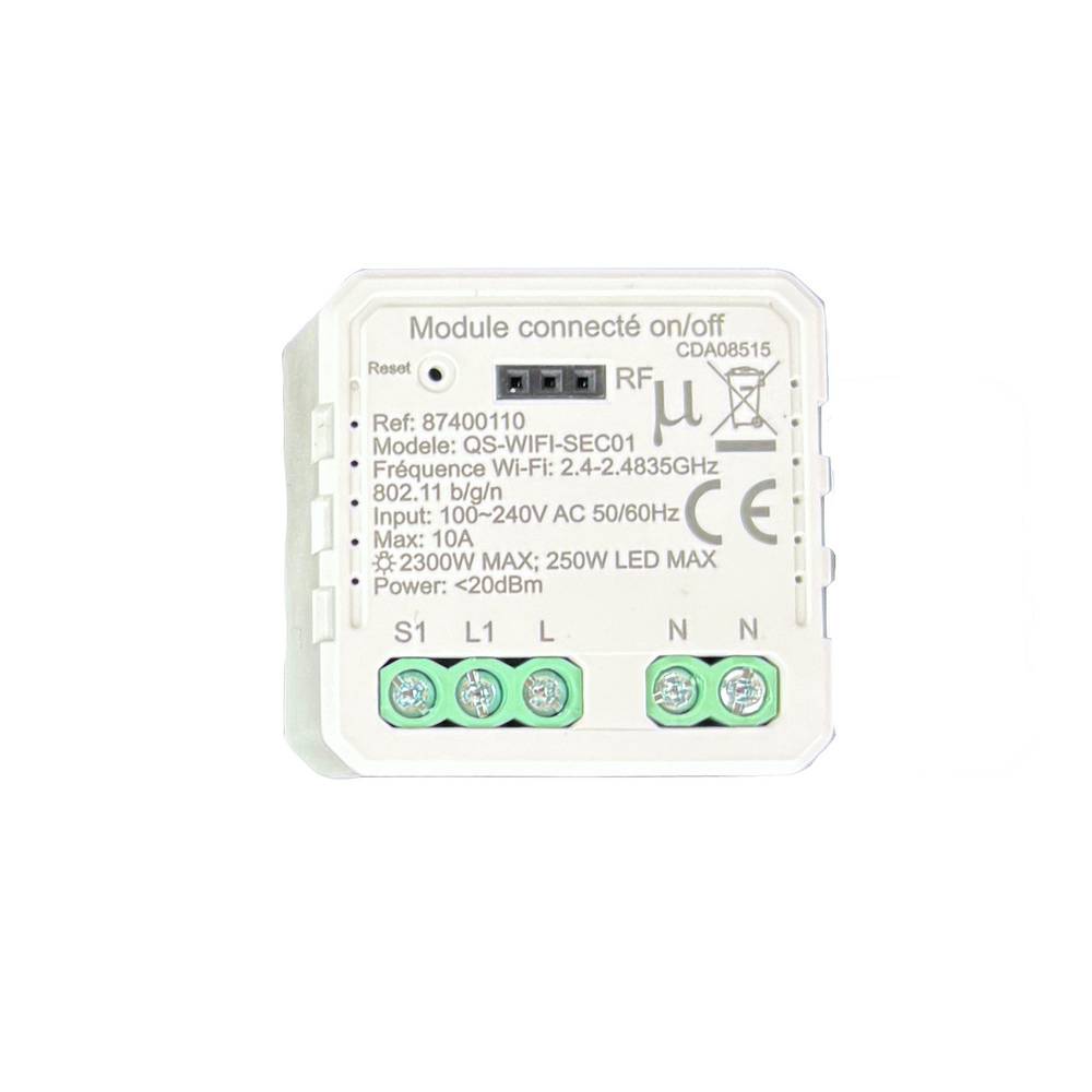 Module d'éclairage connecté Wi-fi on/off, compatible assistants vocaux - Tibelec-3