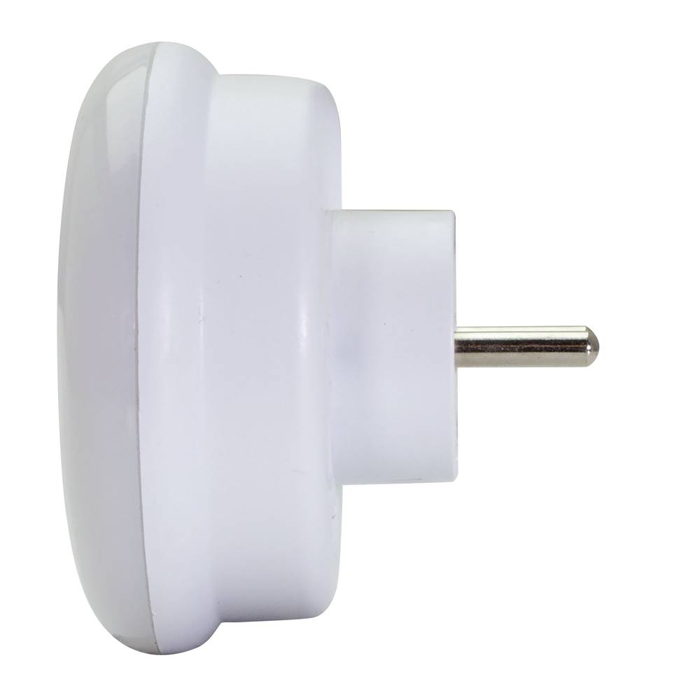 Veilleuse LED 2W, 12 lumens, 3500K blanc-chaud, avec prise, crépusculaire - Tibelec-2