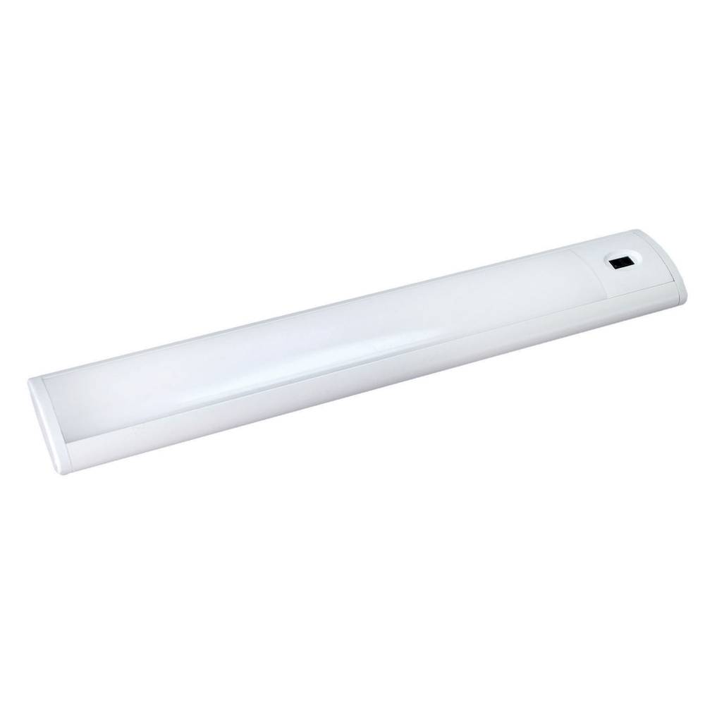 Réglette LED Blanc 44cm, 3W, 320 lm, 3000K, inter. infrarouge, batterie recheargable, intensité variable - Tibelec-0