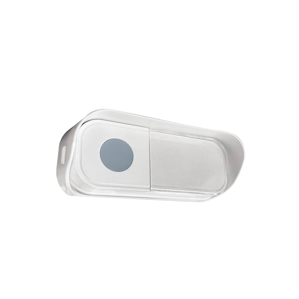 Bouton carrillon à pile, sans fil avec porte-étiquette, IP44, garantie 5 ans - Tibelec-2