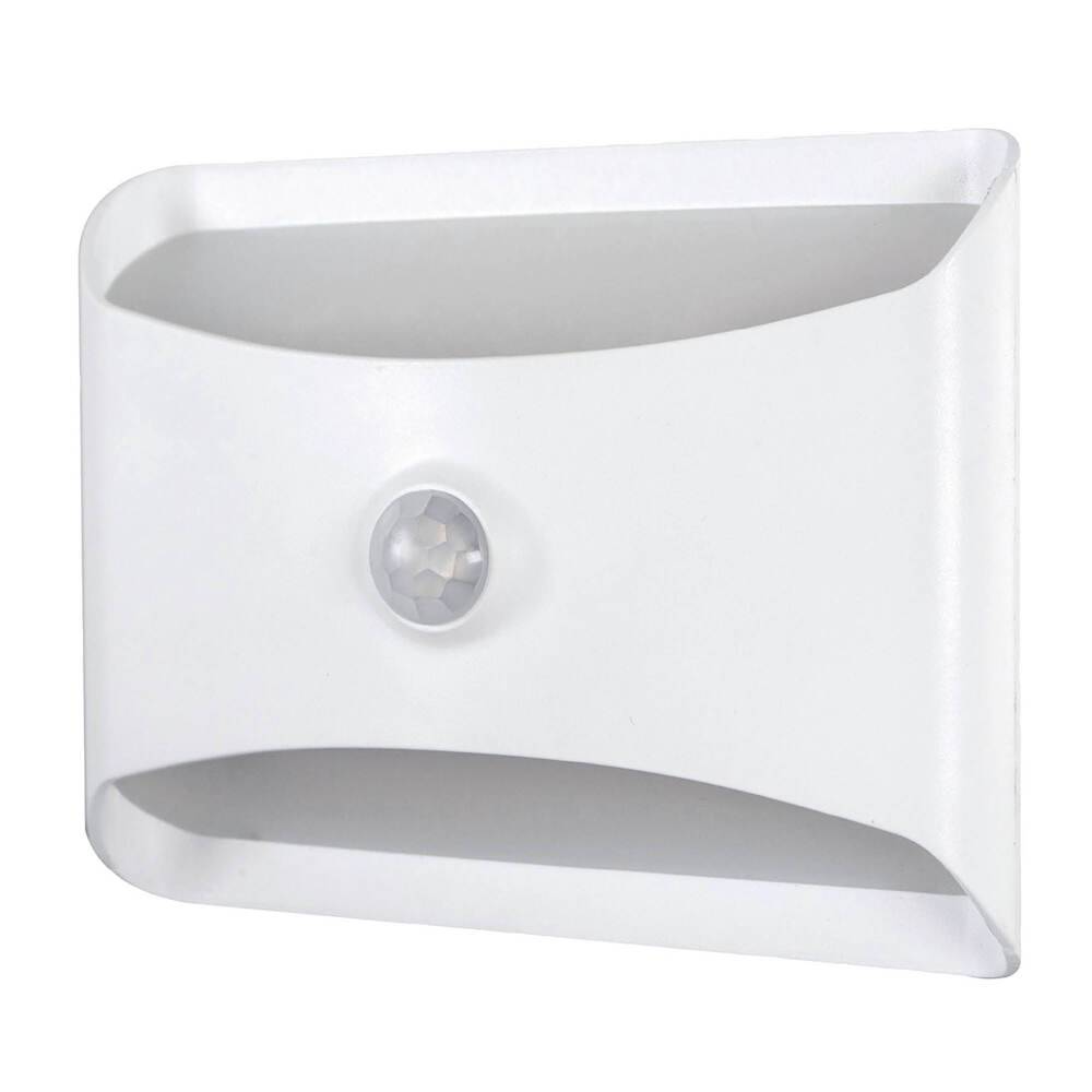 Veilleuse LED à piles 0.5W, 30 lumens, 3000K, détecteur de mouvement, crépusculaire, fixation aimantée - Tibelec-0