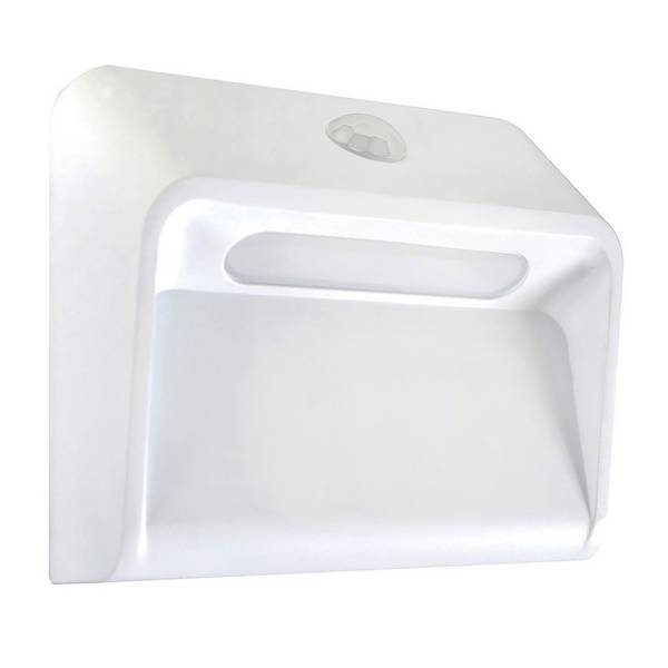 Veilleuse LED rechargeable USB, 0.4W, 3000K, détecteur de mouvement, crépusculaire, fixation aimantée - Tibelec