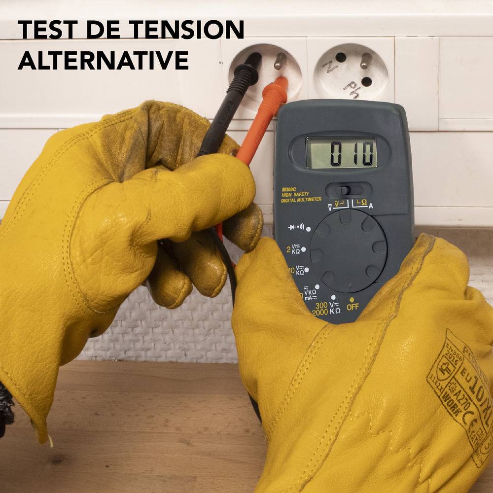 Multimètre digital de poche, 6 fonctions, 300 V, cat III- Tibelec-3