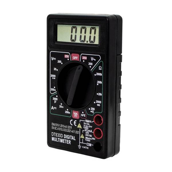 Multimètre digital compact, 7 fonctions, 250V, cat III - Tibelec
